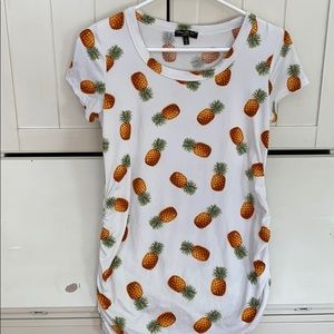 Pineapple Maternity Shirt